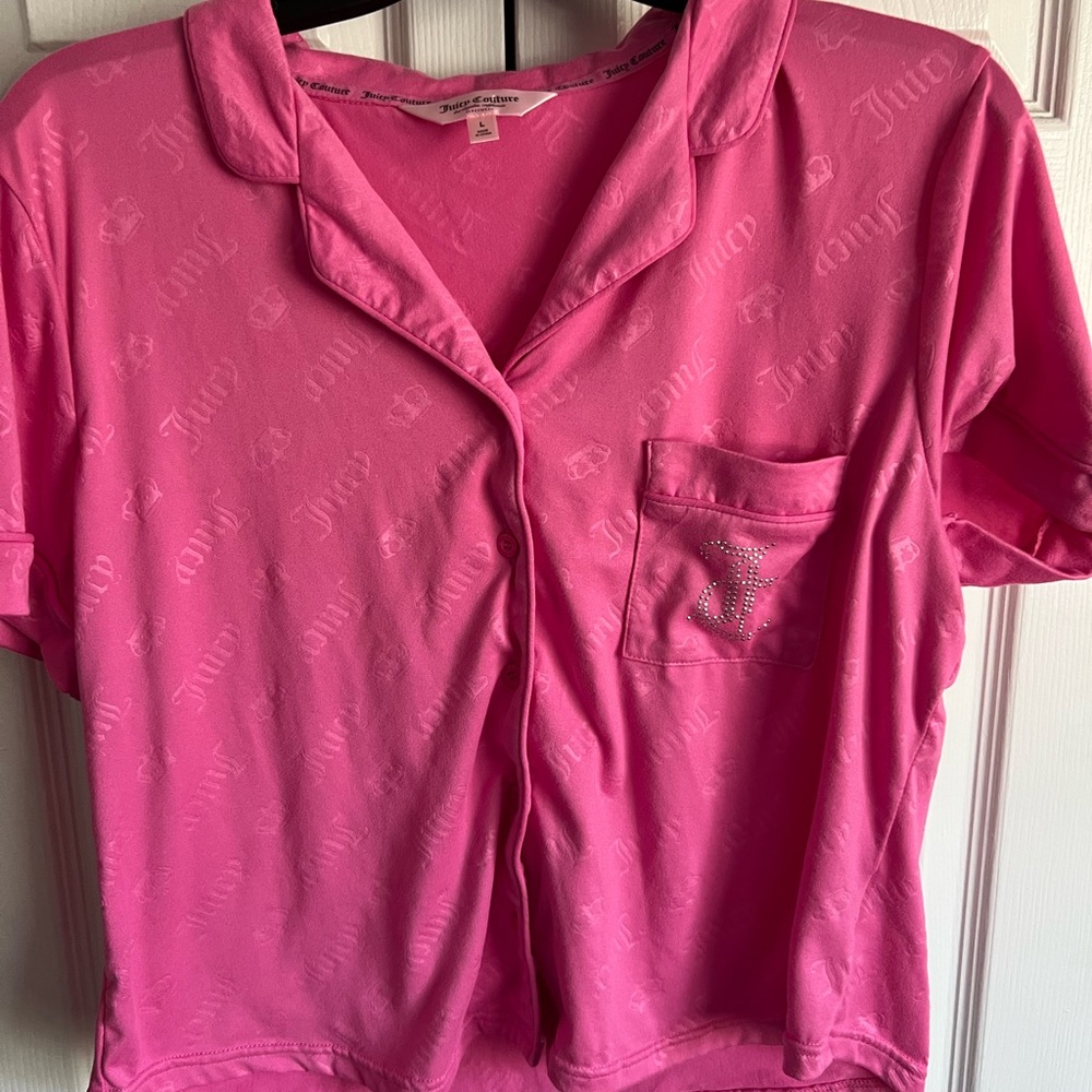 Juicy Couture Pajama top and shorts